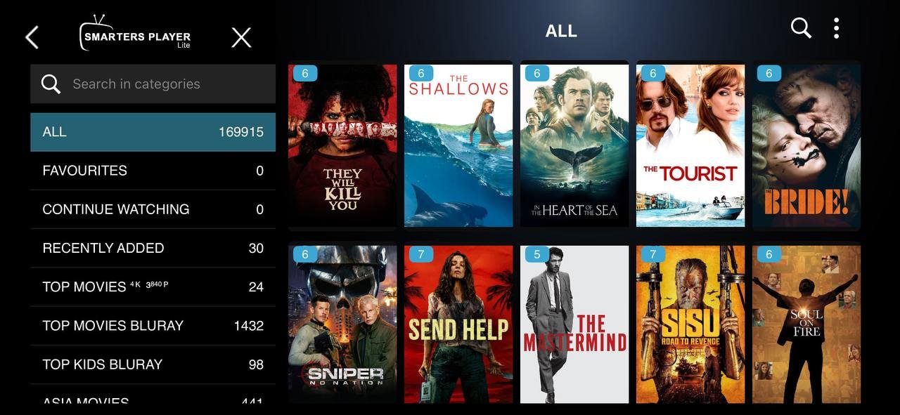 Strong IPTV 8K Movies